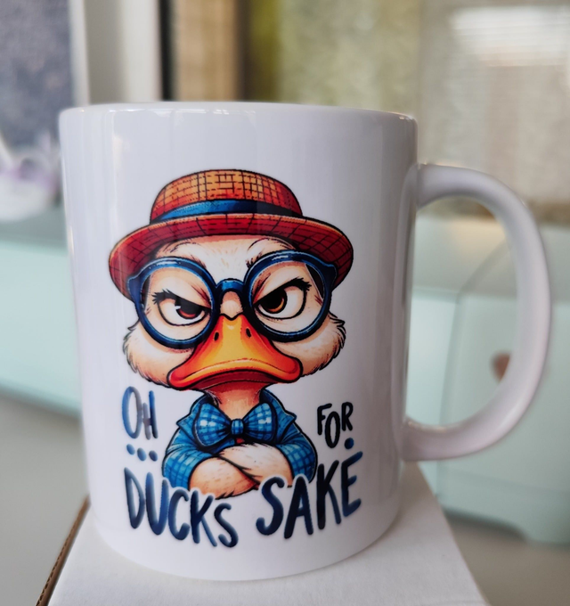 For Duck’s Sake - Personalised Mug