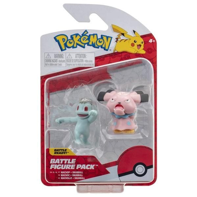 Machop + Snubbull Battle Figures 