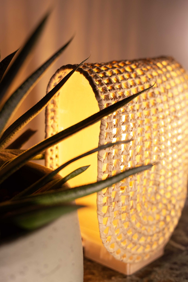 Lamp 02 _ Candeeiro 3D Malha de Palma