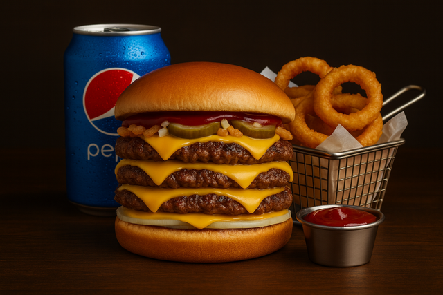 Menu Triple Cheese 3️⃣