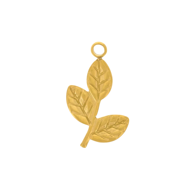 10 - Breloque feuilles