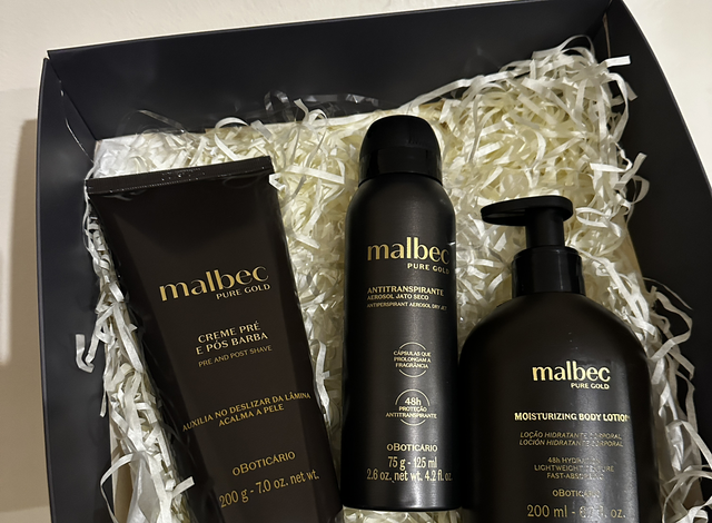 Malbec Pure Gold Men Gift Set