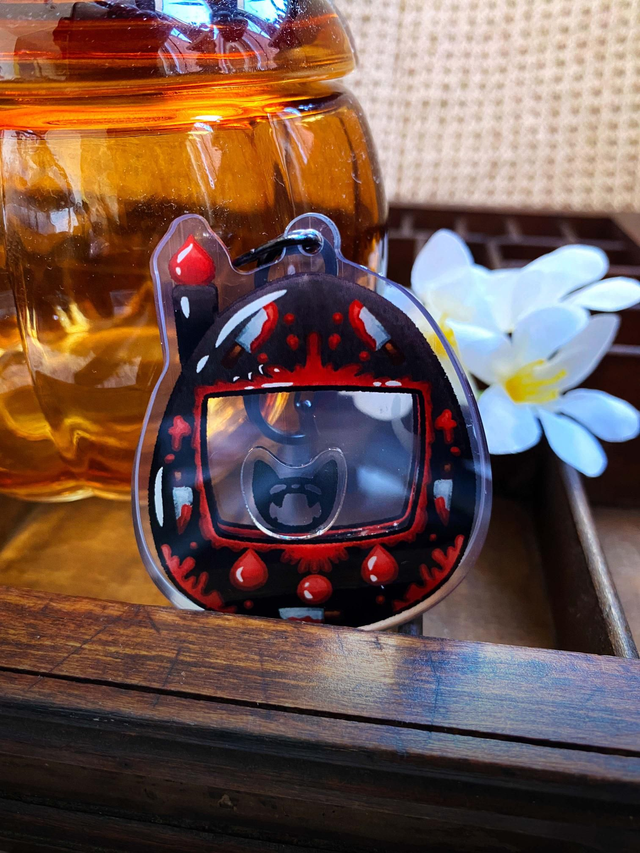 Tama Knives Acrylic Shaker Keychain