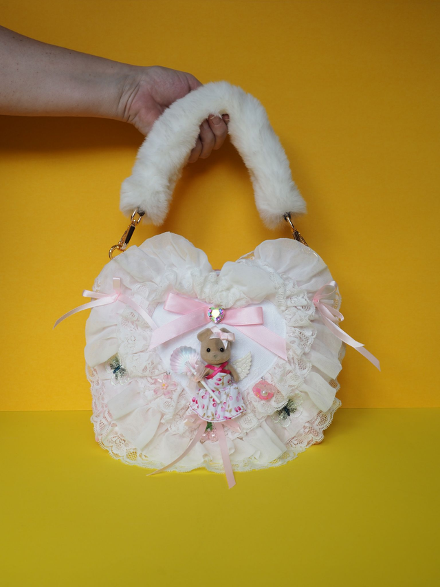 Angel Sylvanian Pup White Lolita Mini Bag
