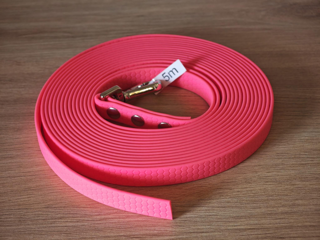 Longe rose Sans poignée de 5m &16mm de largeur