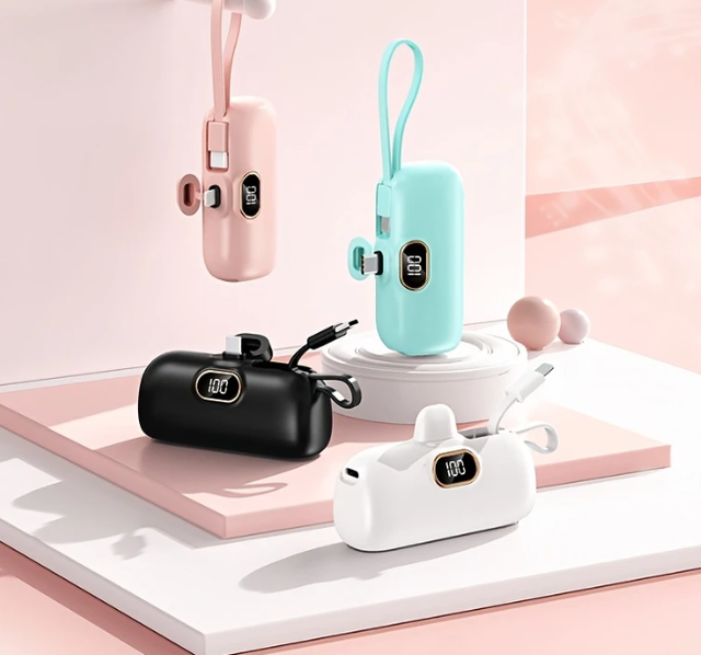 mini Batterie 5000 mAh externe , rechargeable Ultra Puissant avec connecteur USB-C  pour iPhone/14/13/12 Pro Max/iPad Pro/Samsung Android...