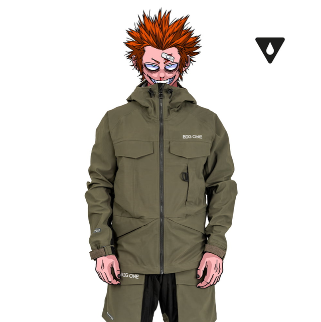 Big One Shell Jacket Tempesta 3L - Verde Maggiore