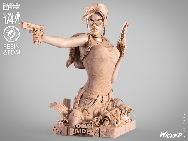 Buste LARA CROFT série Gaming
