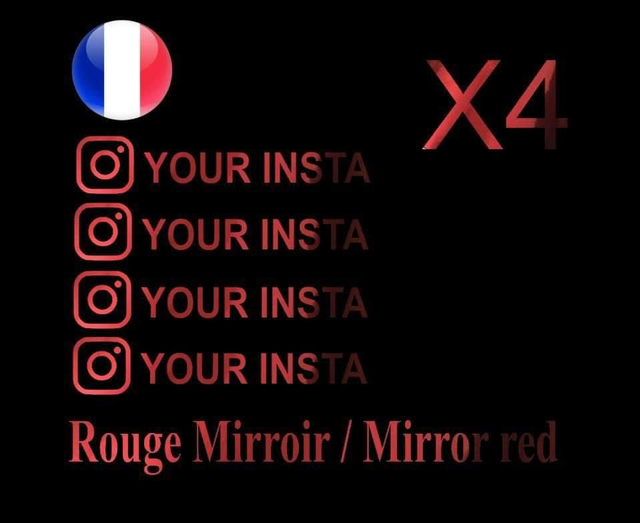 Insta Raptor Red Mirroir