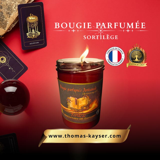 Bougie parfumée artisanale – Sortilège 340 G