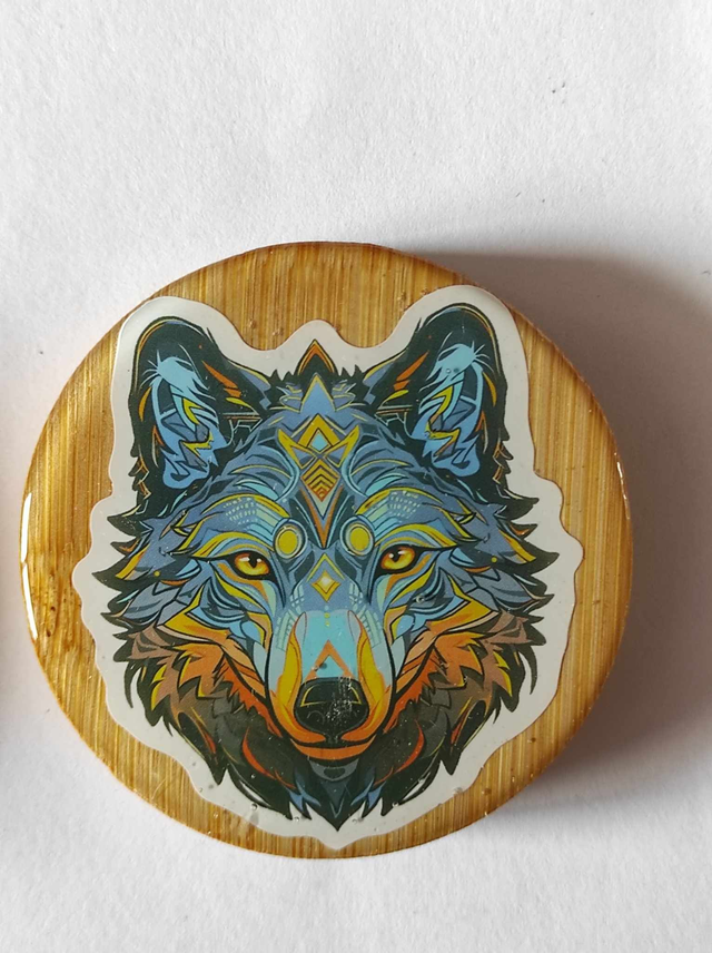 Décapsuleur Loup magnétique frigo