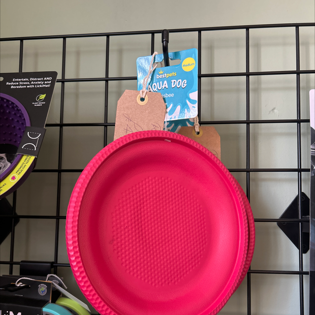Red medium frisbee 