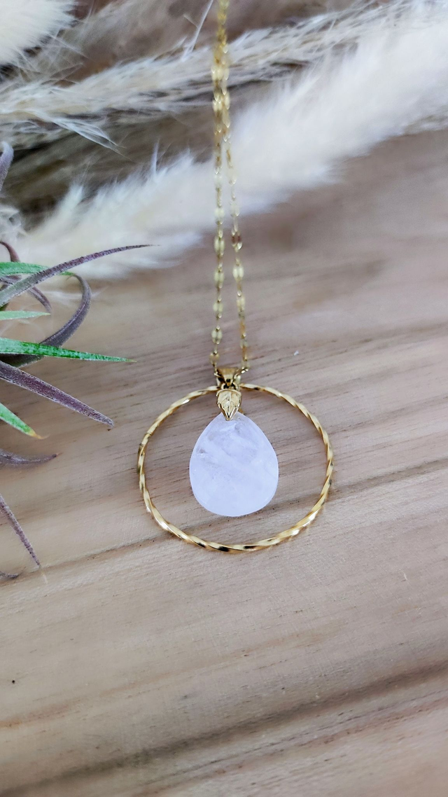 Collier "Évidence" Cristal de roche