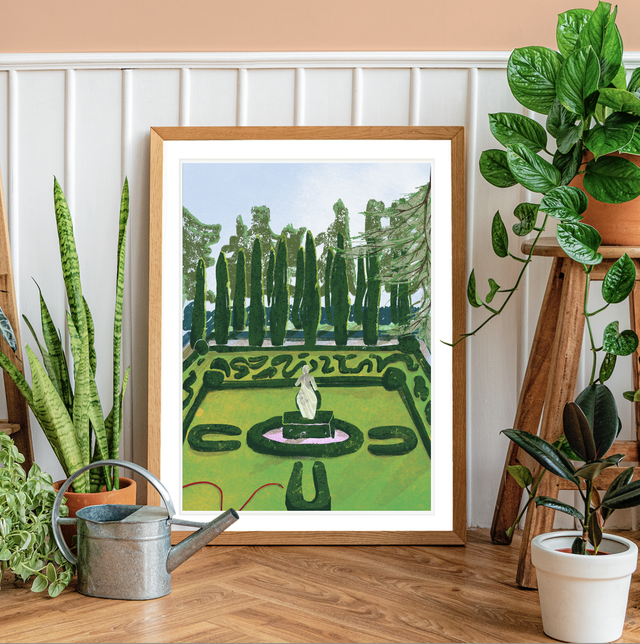 Statue Garden in Verona, Italy