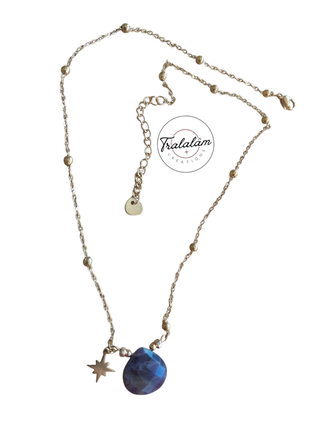 ✨Collier "Les Jolies Pierres" Améthyste doré ✨ 