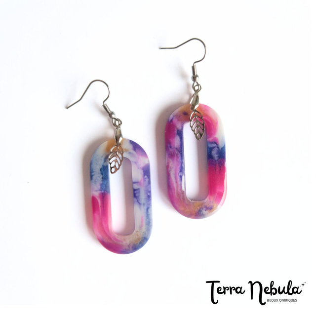 Grandes boucles d'oreilles Vertige | BO031