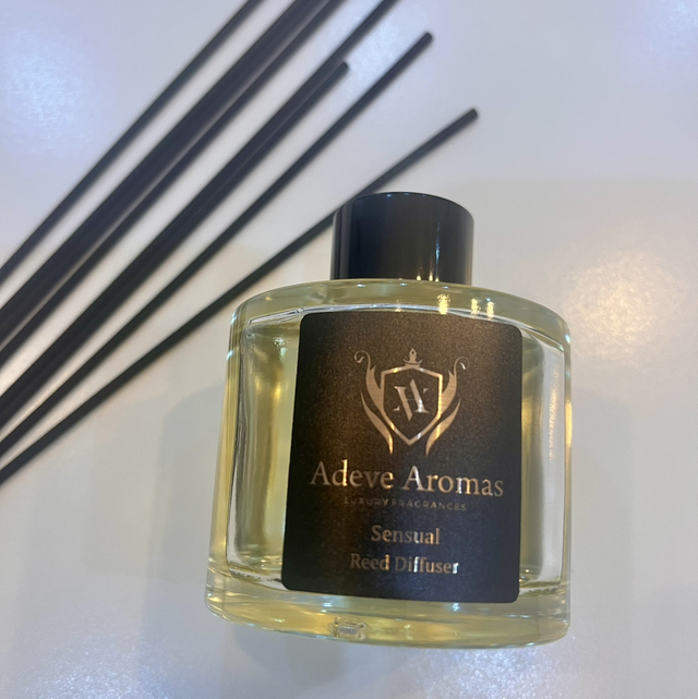 Cappuccino Rose &amp; Oud Luxury Reed Diffuser