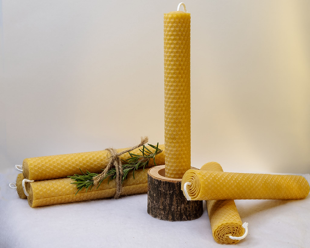 Bougie À La Cire D’abeille