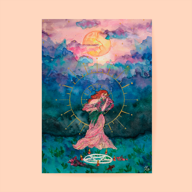 Invocation - carte postale