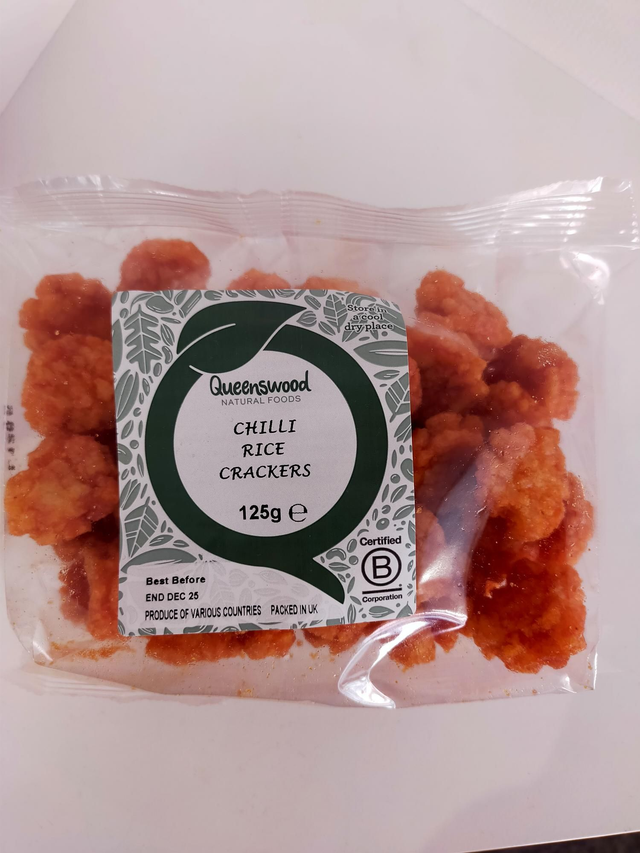 Chilli rice crackers 125g 69252