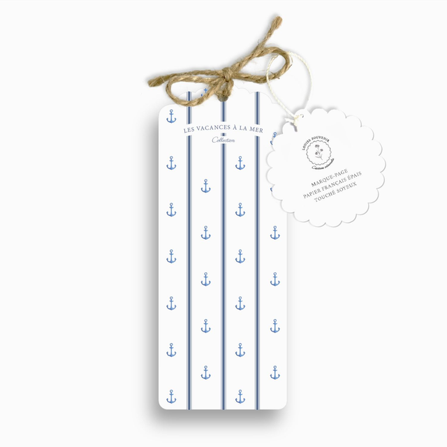 Marque-page - Les vacances à la mer