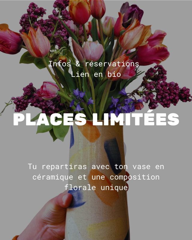 ATELIER - vase fleuri 🌸