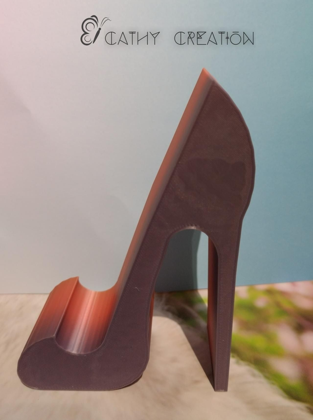 Support téléphone en impression 3D 12x5 cm