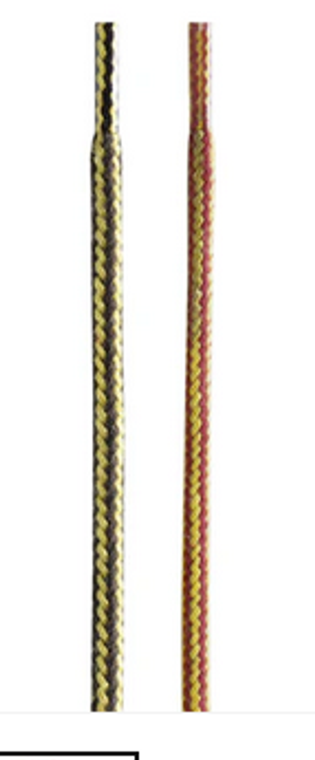 SAPHIR ROUND BRAID LACES 2 COLOURS - 120cm 