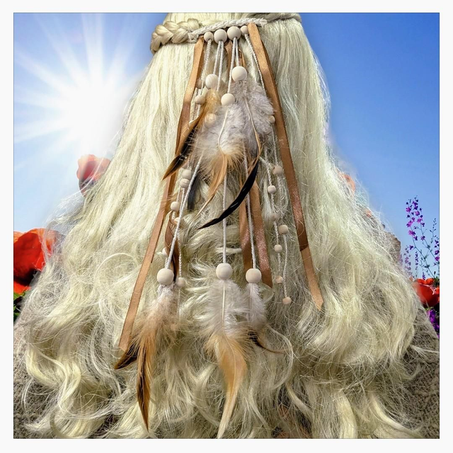 Barrette Amérindienne "Nature"