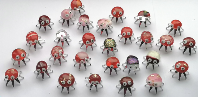 Fused Glass Love Bug