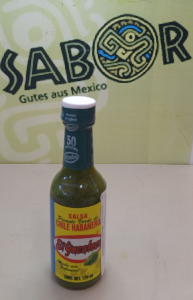 Salsa Habenero verde El Yucateco 120 ml