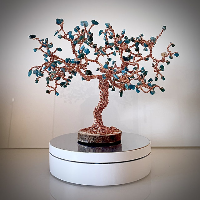 Arbre Apatite Bleue