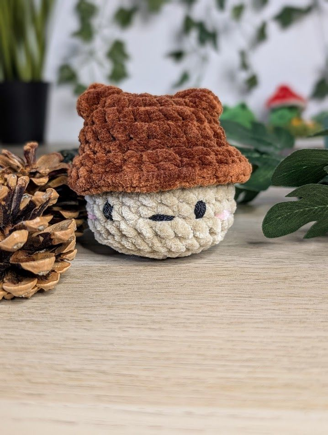 Glours - Gland de chêne mignon , crocheté main