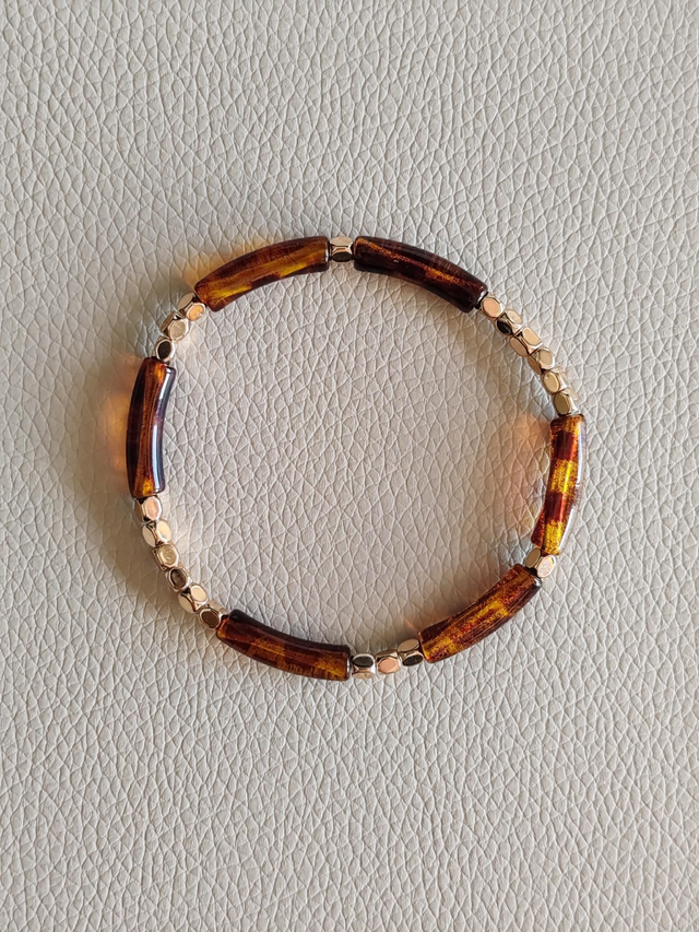 Corinthe - Bracelet  Brun