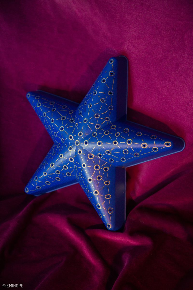 LAMPE MURALE ÉTOILÉE DORÉ