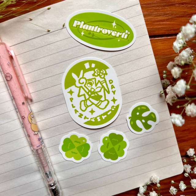Stickers Réutilisables - Plant addict Pack