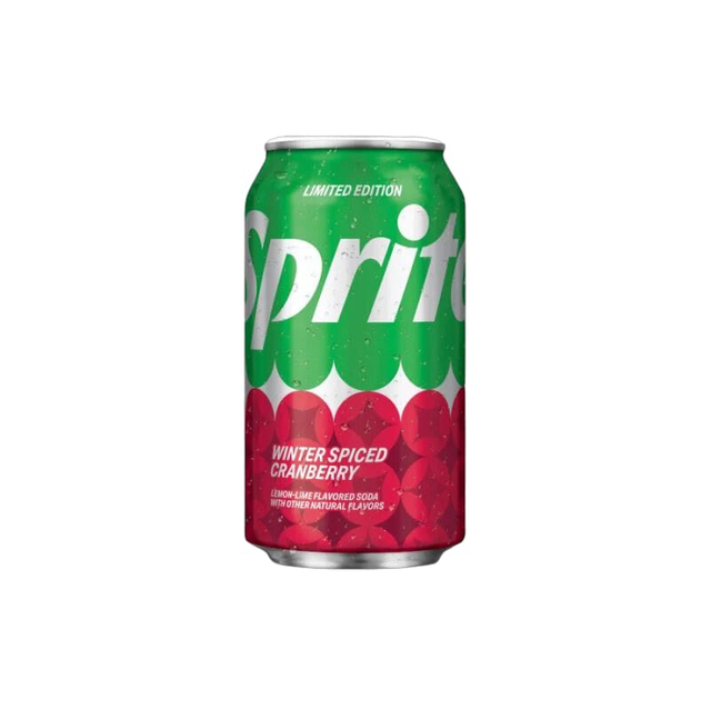 Sprite Épice D’Hiver / et Canneberge 355ml