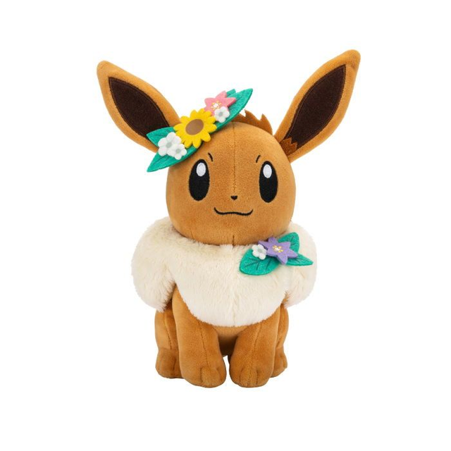 Pokémon: Spring Eevee with Flowers pehmolelu (20cm)