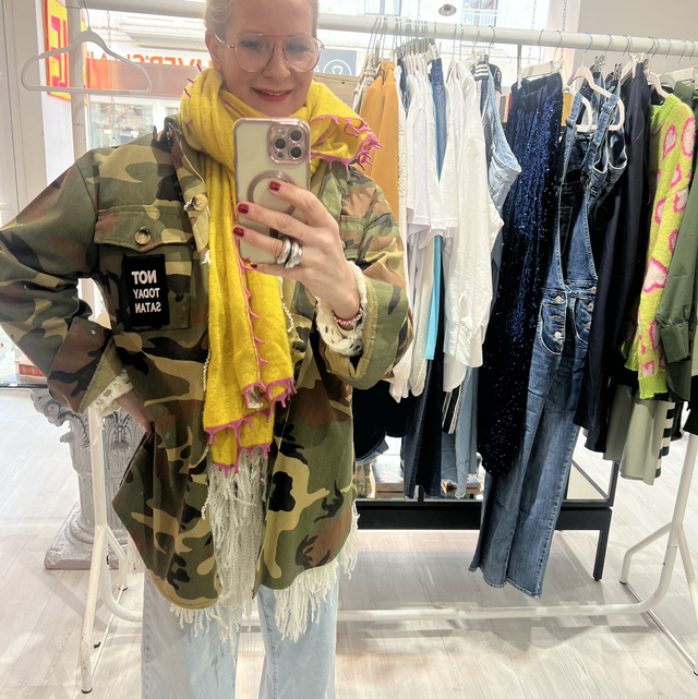 Handmade Leo Camouflage Jacke