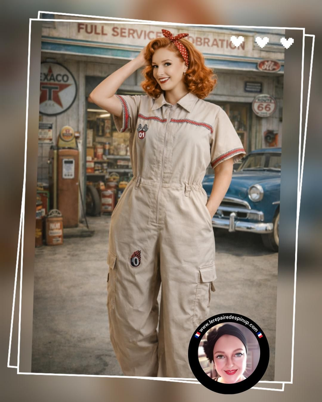 Combi-pantalon Pin-up Café Racer 1 Original T46/50