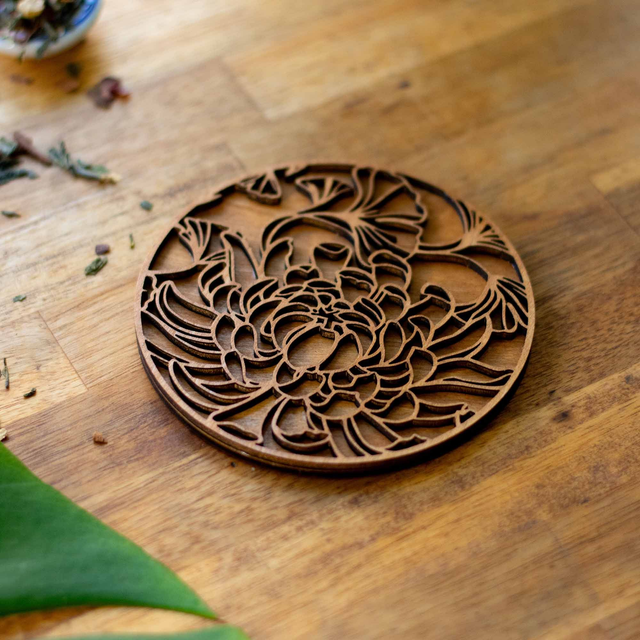 Pack - tasse motif géométrique + sous tasse