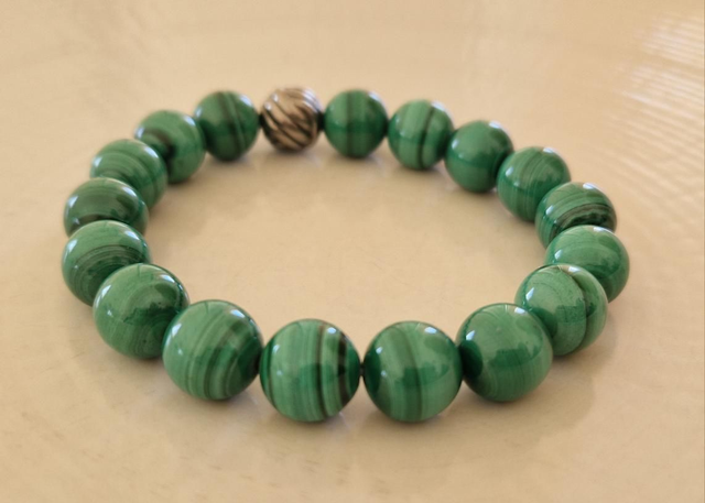 Bracelet MALACHITE 10mm