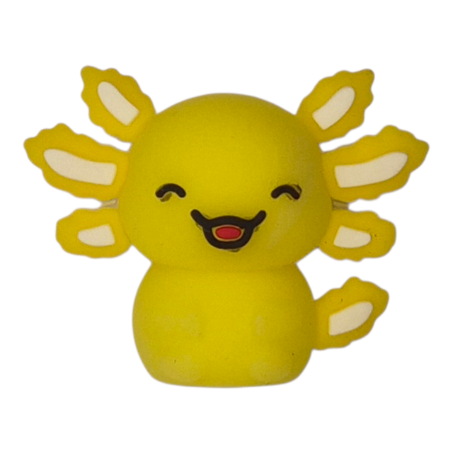 Yellow Axolotl Smiling Topper