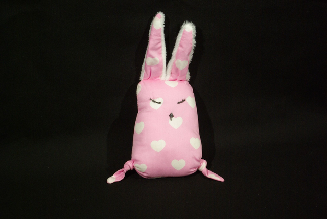 657-Doudou lapin petit modèle Htr 24 cm