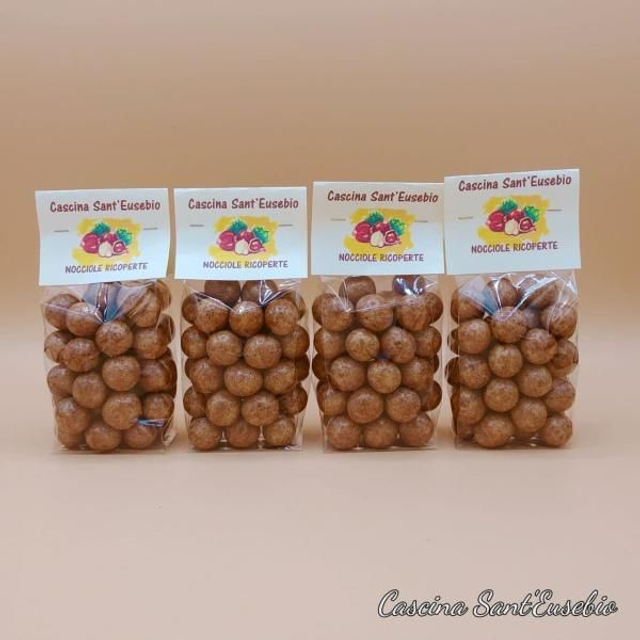 OFFERTA Nocciole Ricoperte Cioc. Bianco/caffè, 4 