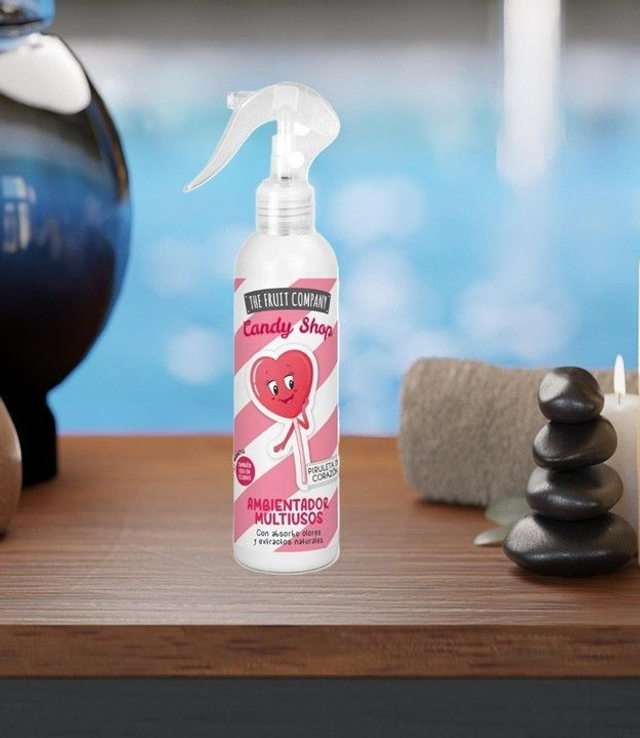 Spray d'ambiance multi-usage " Sucette coeur "