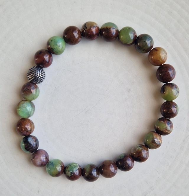 Bracelet Homme CHRYSOPRASE 8mm