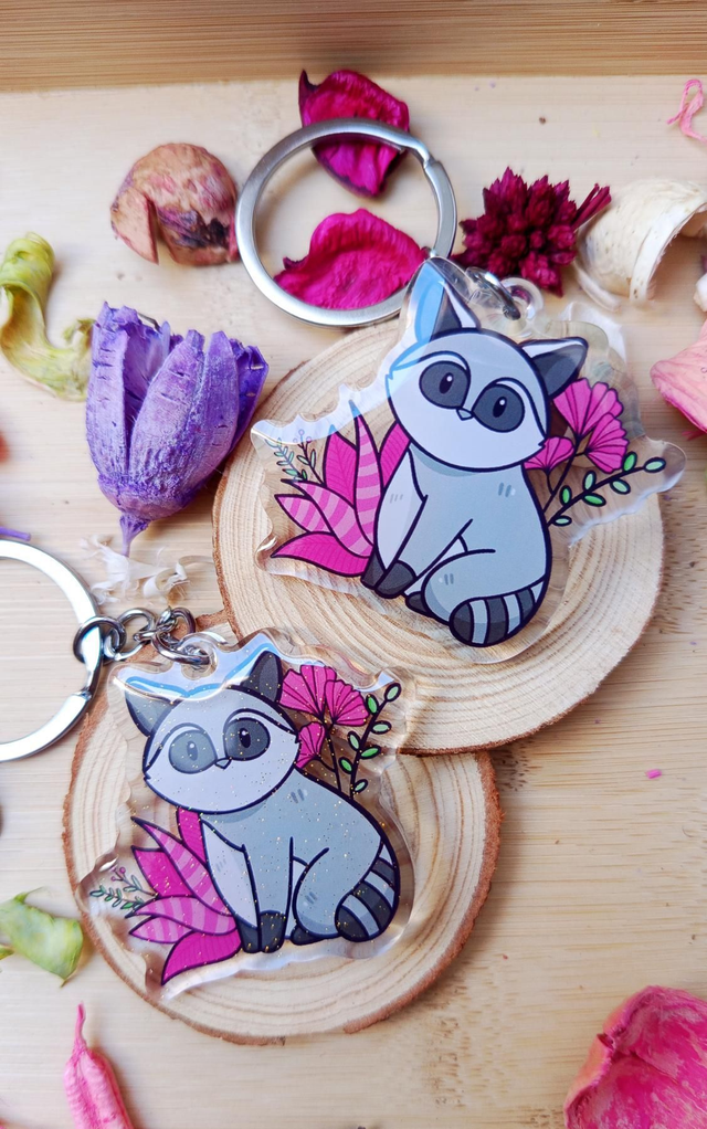 Porte-clés Racoon 