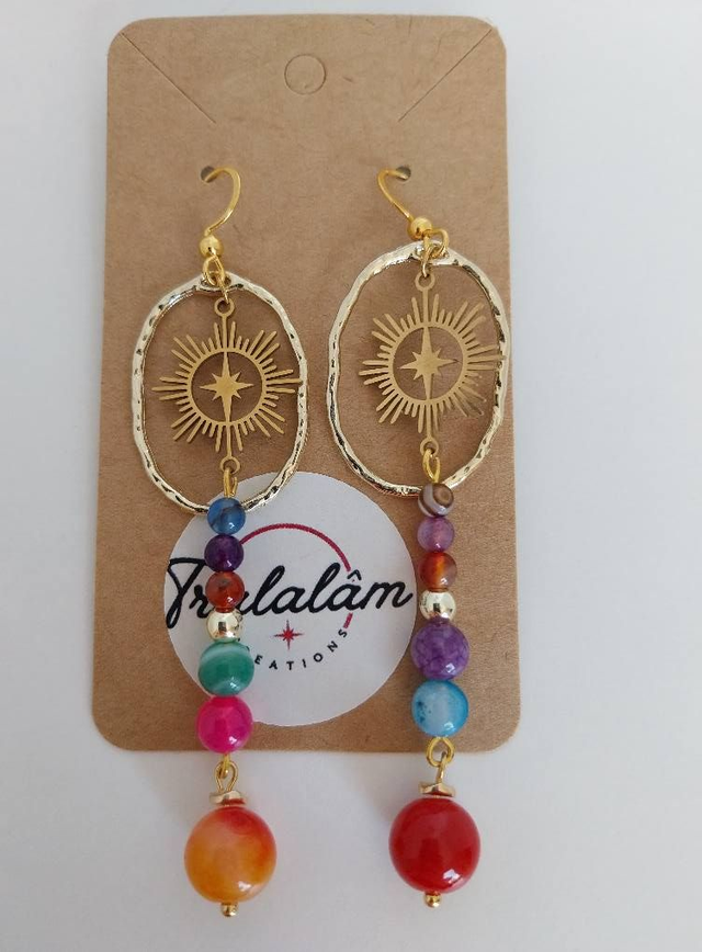 ✨Boucles d’oreilles &quot;bohème multicolores&quot;✨