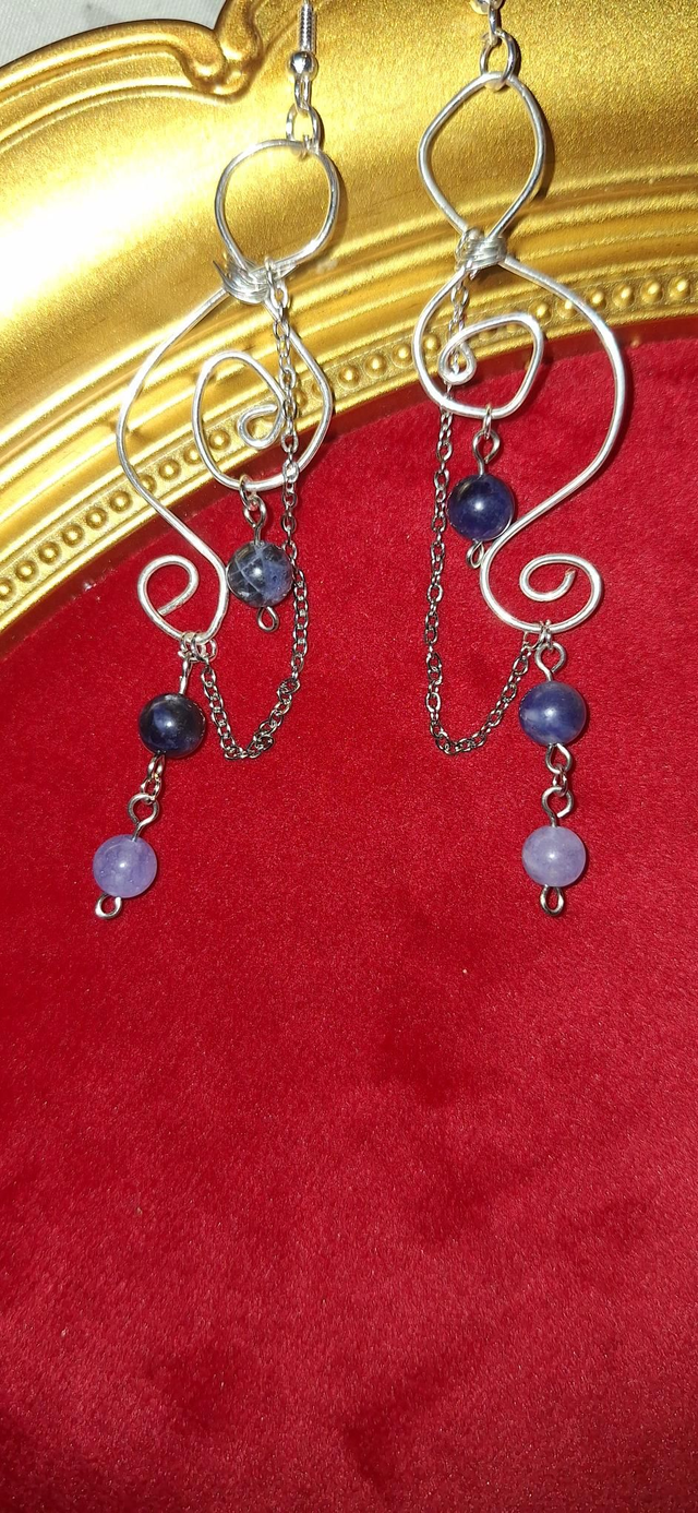 Customised small Apollo's symphony earrings